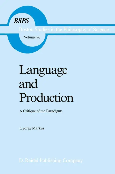 Cover of Language and Production