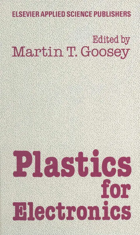 Cover of Plastics for Electronics