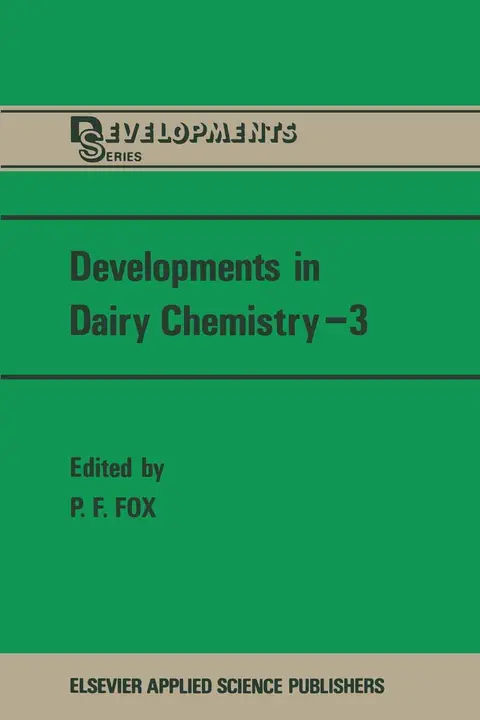 Cover of Developments in Dairy Chemistry―3