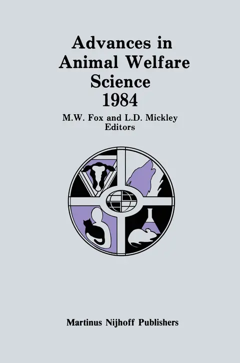 Cover of Advances in Animal Welfare Science 1984