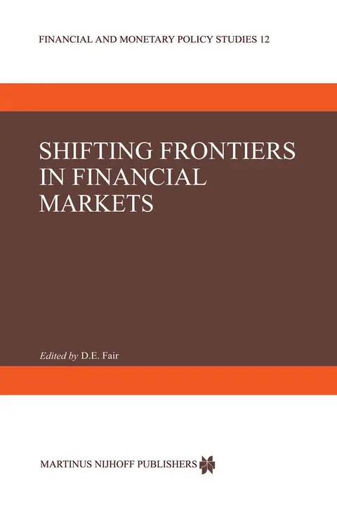 Cover of Shifting Frontiers in Financial Markets