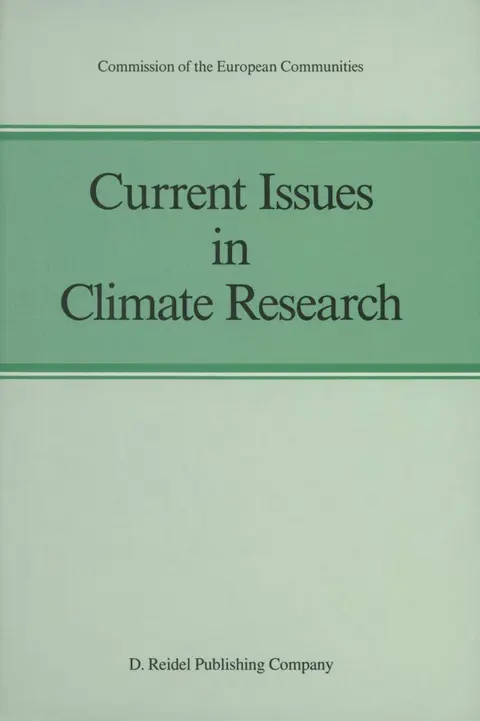 Cover of Current Issues in Climate Research