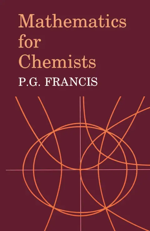 Cover of Mathematics for Chemists