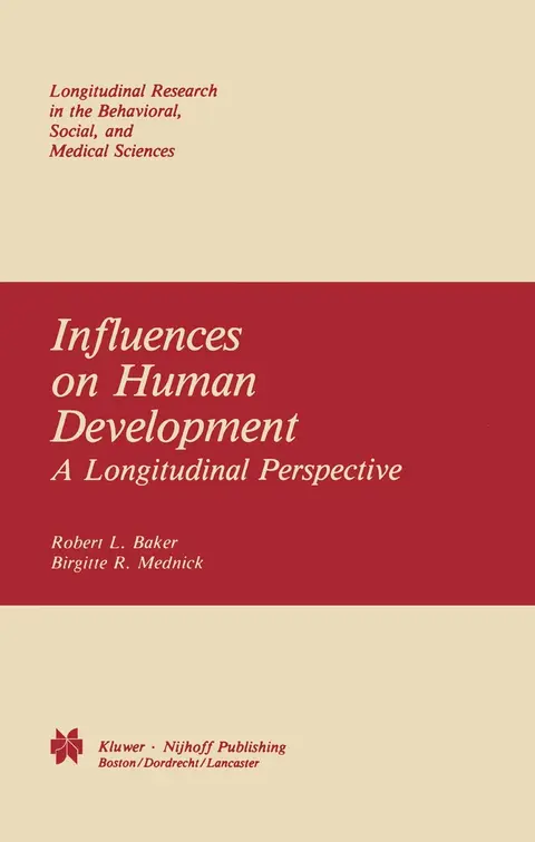 Cover of Influences on Human Development