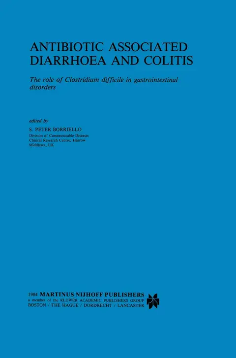 Cover of Antibiotic Associated Diarrhoea and Colitis