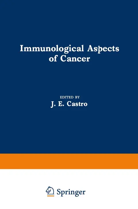 Cover of Immunological Aspects of Cancer