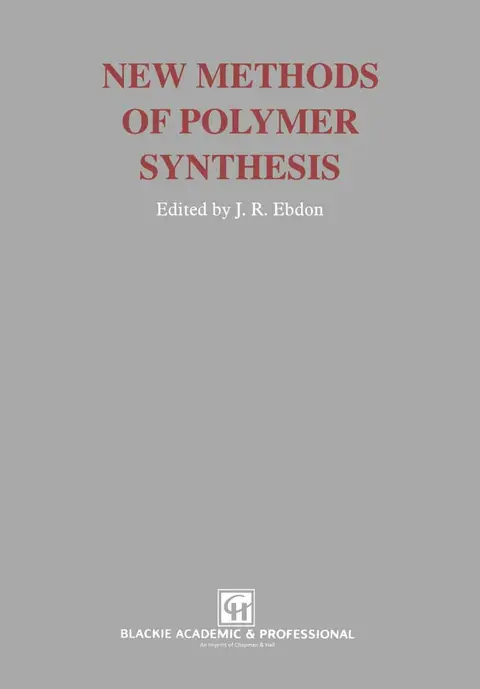 Cover of New Methods of Polymer Synthesis