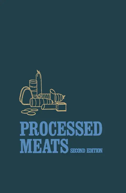 Cover of Processed Meats