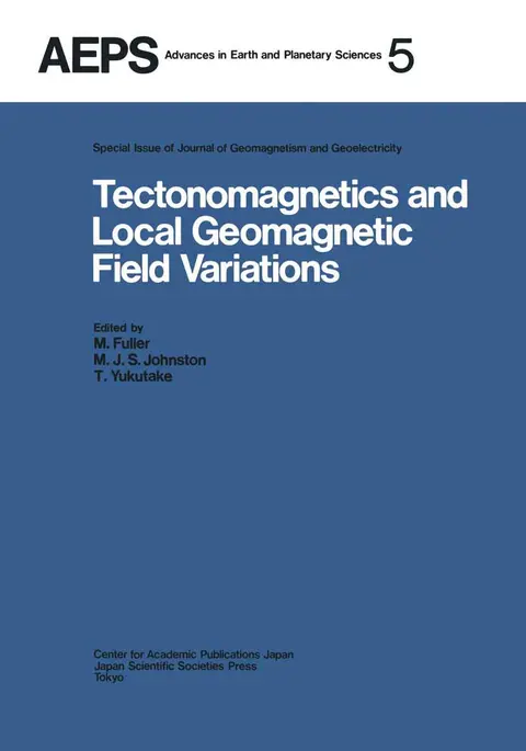 Cover of Tectonomagnetics and Local Geomagnetic Field Variations