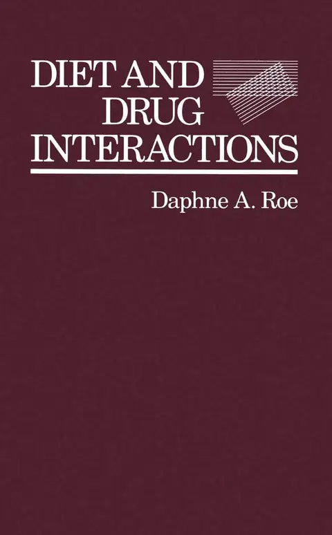 Cover of Diet and Drug Interactions
