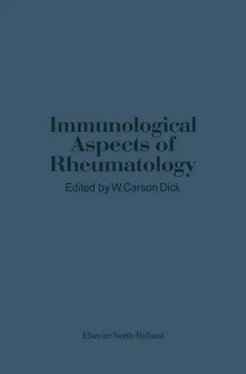 Cover of Immunological Aspects of Rheumatology