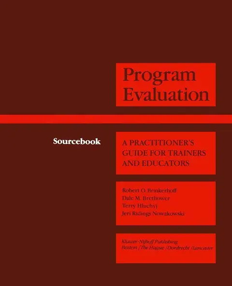 Cover of Program Evaluation