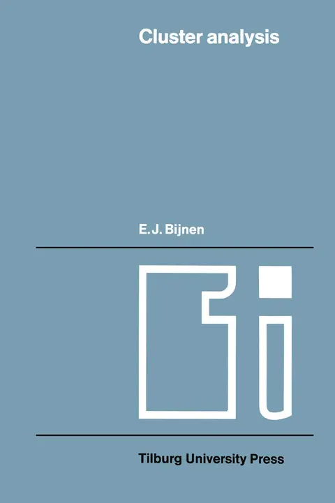Cover of Cluster analysis