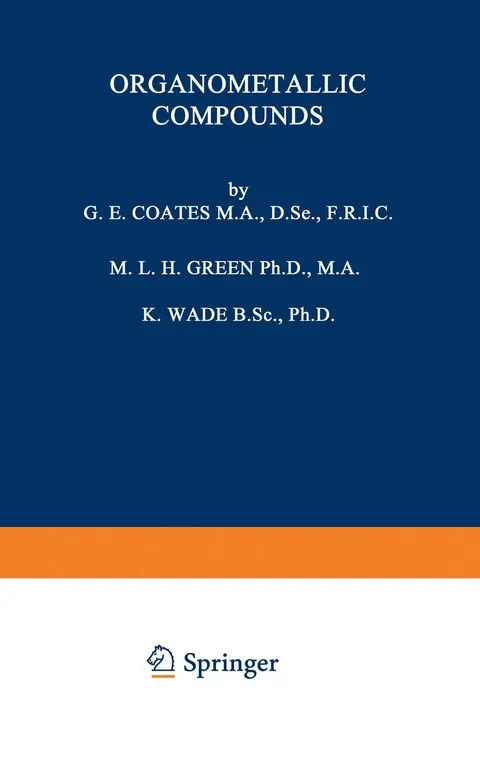 Cover of Organometallic Compounds