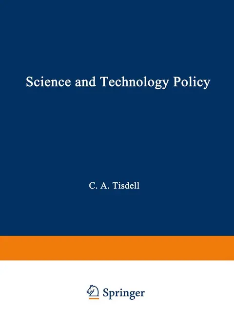 Cover of Science and Technology Policy