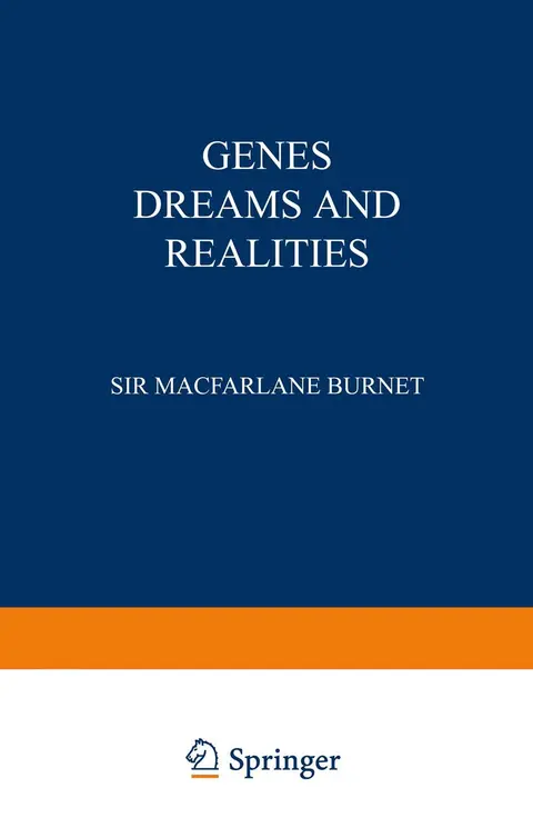 Cover of Genes Dreams and Realities