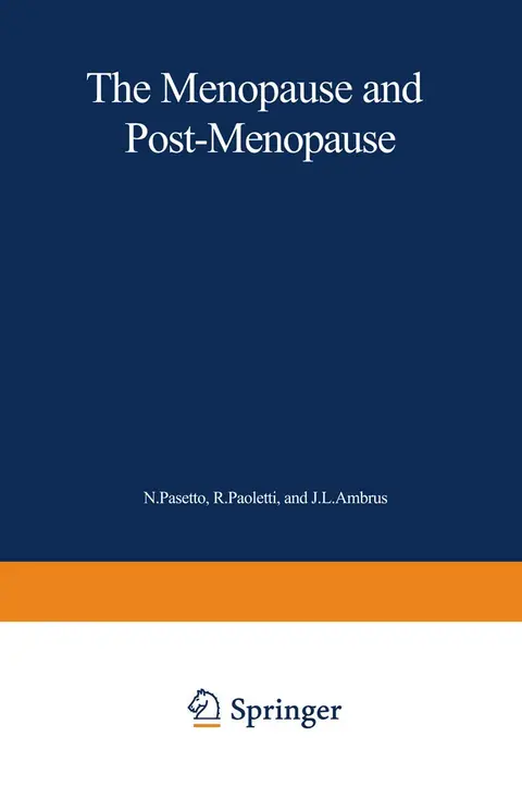 Cover of The Menopause and Postmenopause