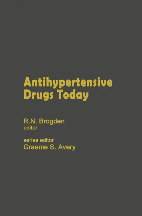 Cover of Antihypertensive Drugs Today