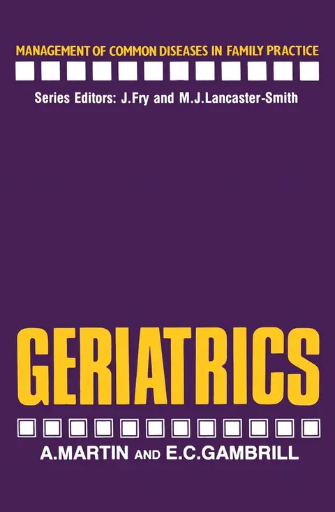 Cover of Geriatrics