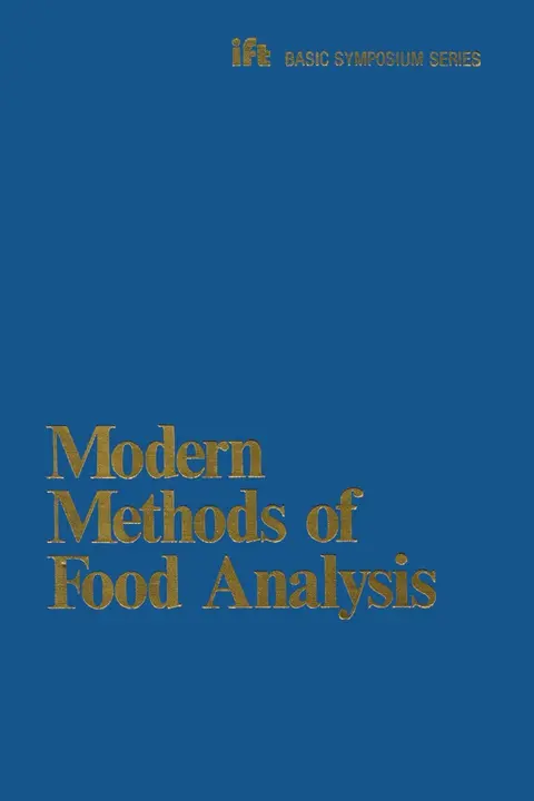 Cover of Modern Methods of Food Analysis