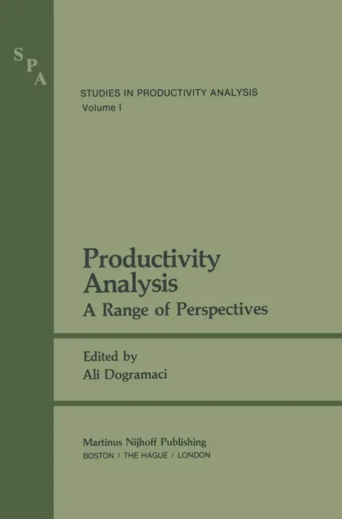 Cover of Productivity Analysis