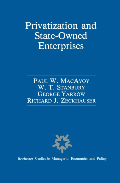 Cover of Privatization and State-owned Enterprises