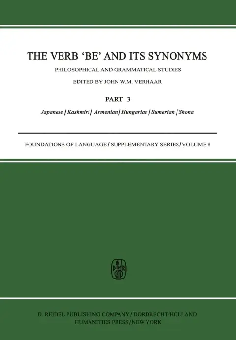 Cover of The Verb 'Be' and its Synonyms