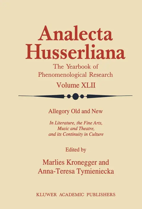 Cover of Allegory Old and New