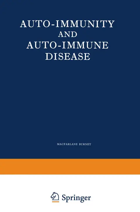 Cover of Auto-immunity and Auto-immune Disease