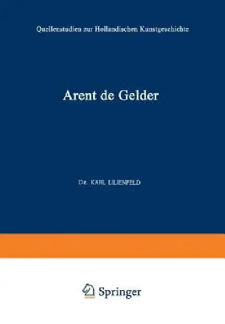 Cover of Arent de Gelder