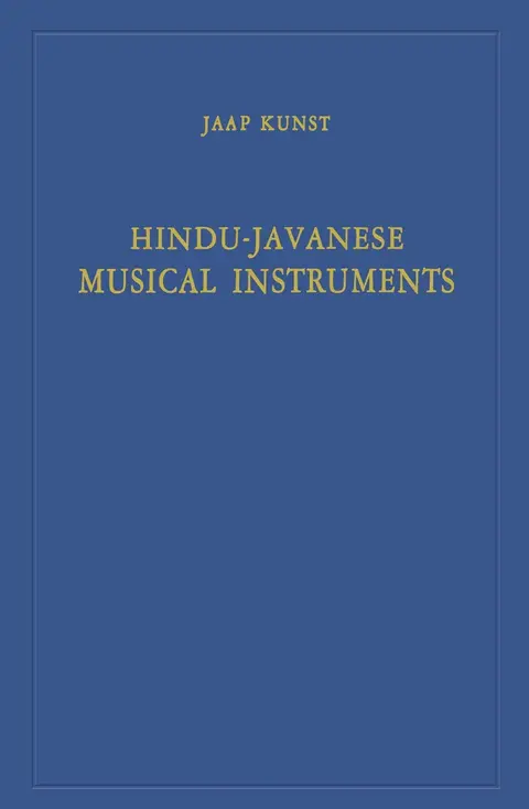 Cover of Hindu-Javanese Musical Instruments