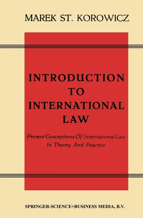 Cover of Introduction to International Law