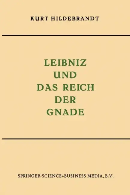 Cover of Leibniz Und Das Reich Der Gnade