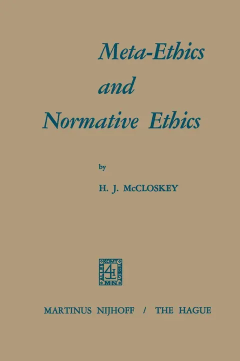 Cover of Meta-Ethics and Normative Ethics