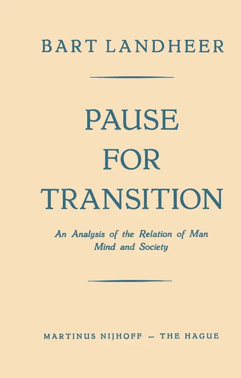 Cover of Pause for Transition