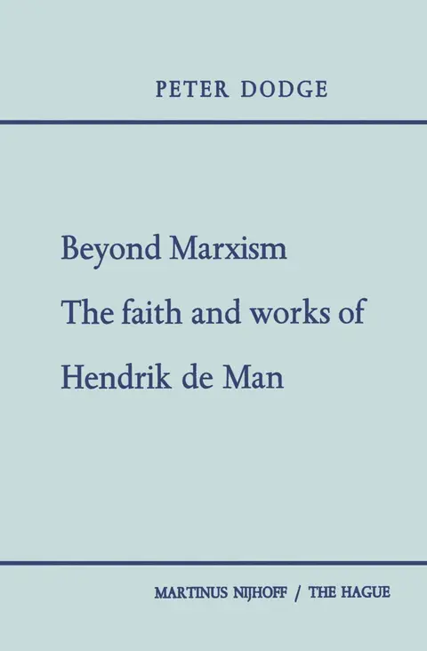 Cover of Beyond Marxism