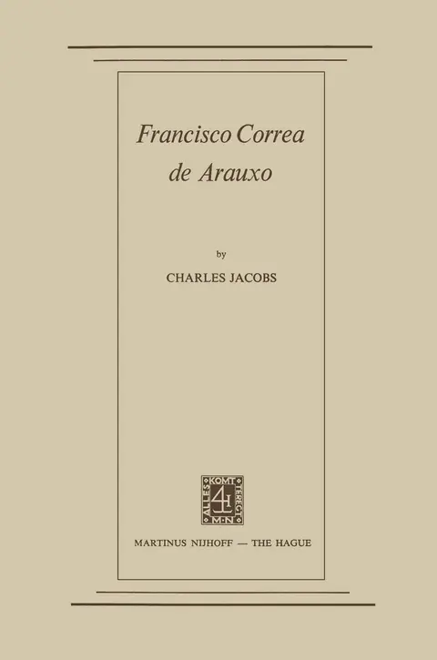 Cover of Francisco Correa De Arauxo