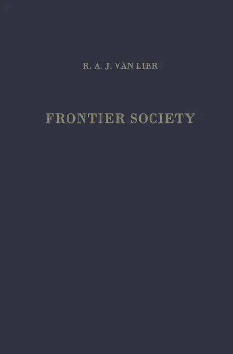 Cover of Frontier Society