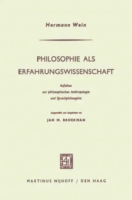 Cover of Philosophie ALS Erfahrungswissenschaft
