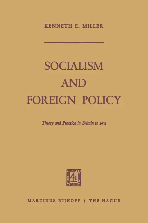 Cover of Socialism and Foreign Policy