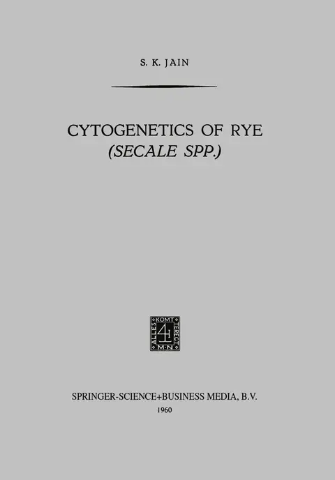 Cover of Cytogenetics of Rye