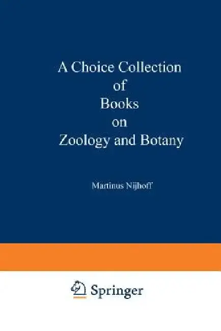 Cover of A Choice Collection of Books on Zoology and Botany