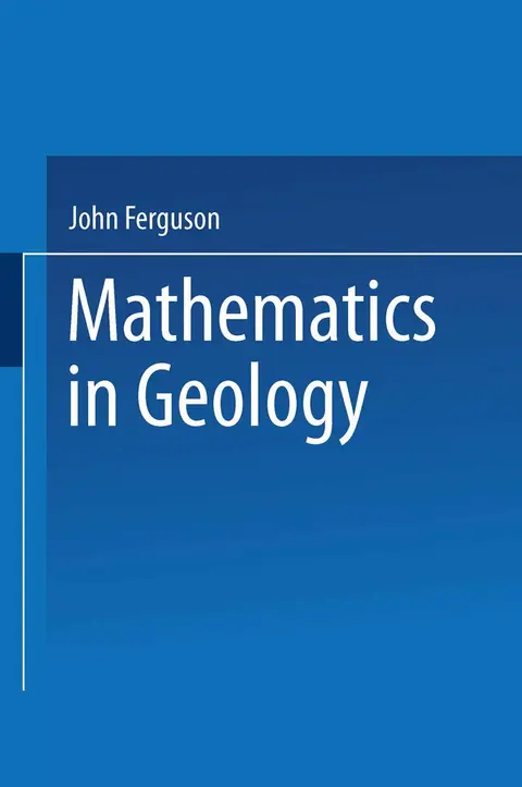 Cover of Mathematics in Geology