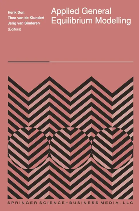 Cover of Applied General Equilibrium Modelling