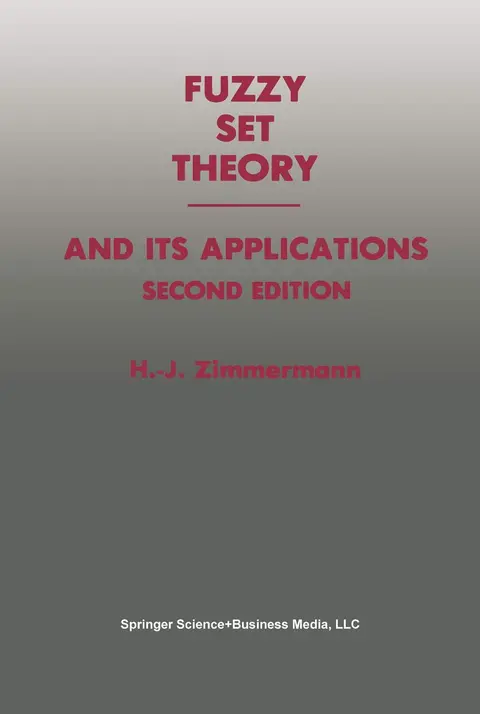 Cover of Fuzzy Set Theory and Its Applications