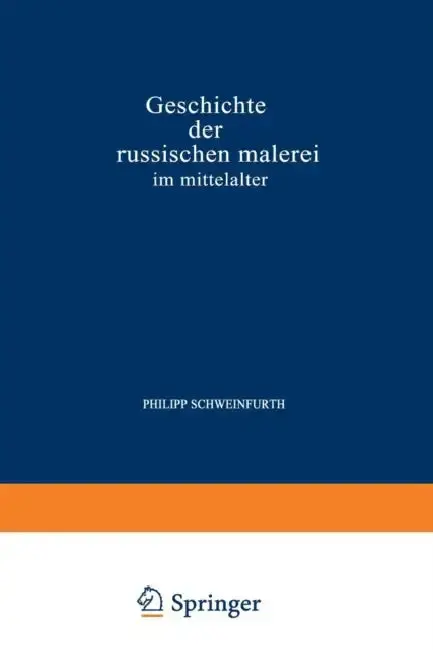 Cover of Geschichte Der Russischen Malerei Im Mittelalter