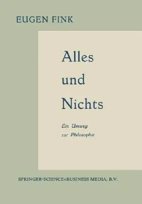 Cover of Alles Und Nichts