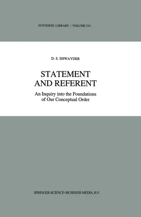Cover of Statement and Referent