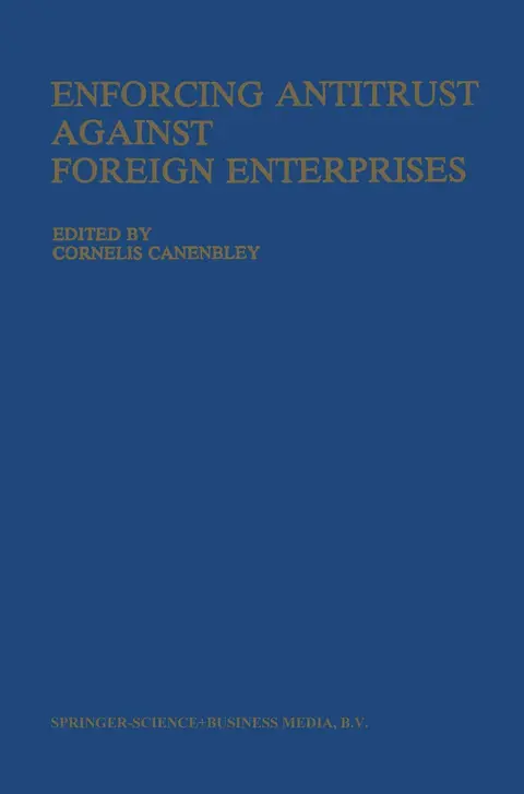 Cover of Enforcing Antitrust Against Foreign Enterprises