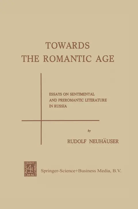 Cover of Towards the Romantic Age